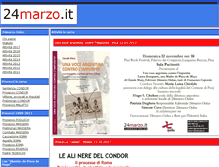 Tablet Screenshot of 24marzo.it